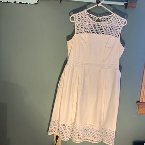 White Cutout Calvin Klein Dress size 14